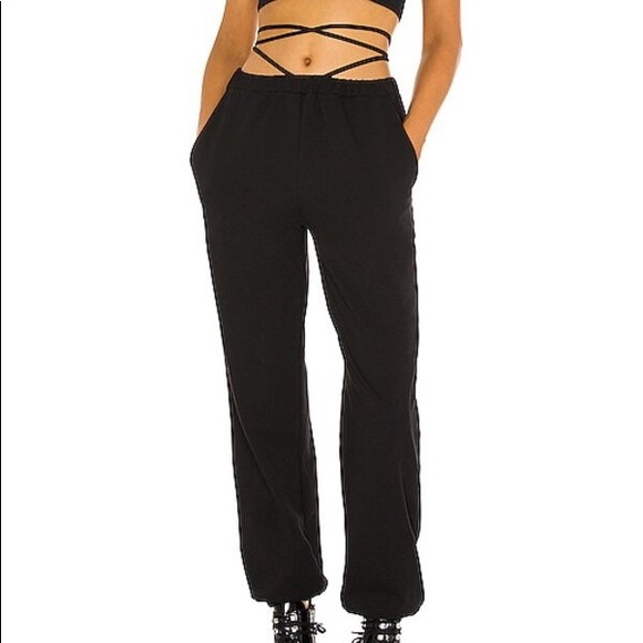 h:ours Pants - Revolve h:ours Jessi Jogger Pant in Black Size Small